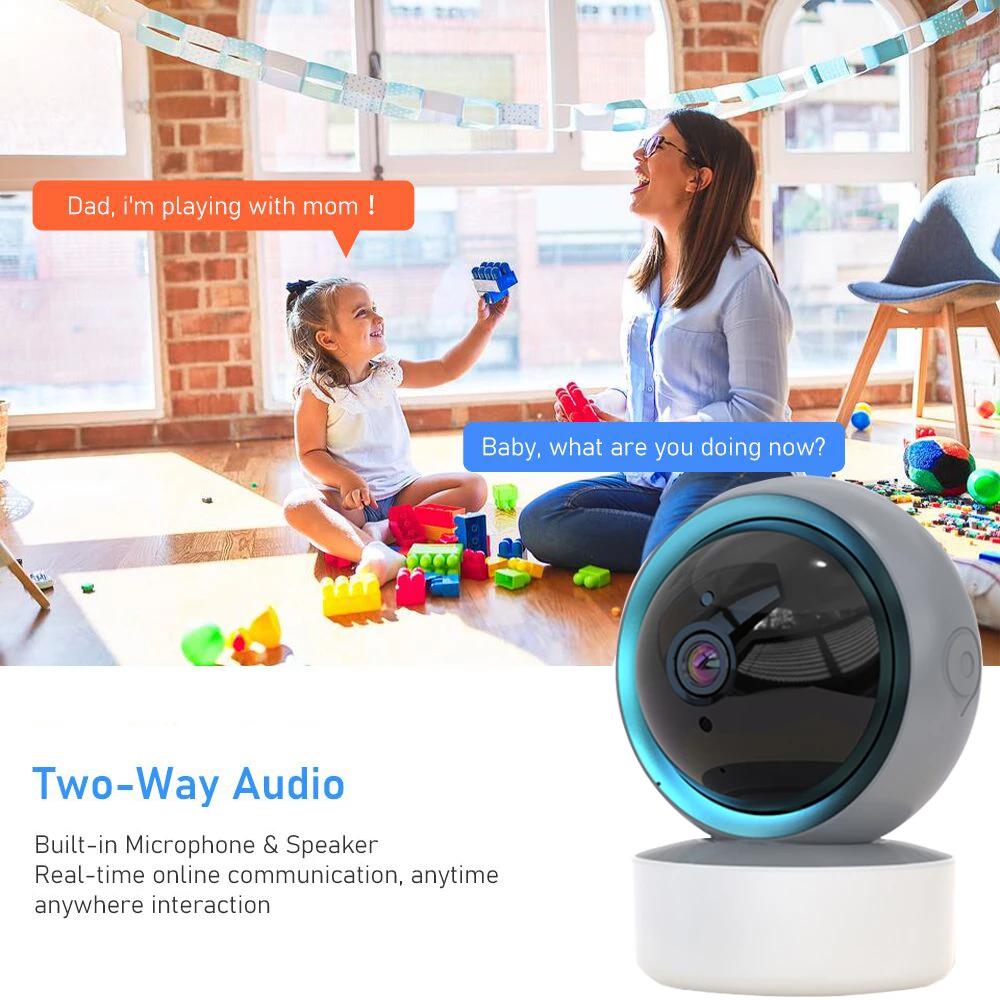 1080P Wireless IP Camera Wifi 360 CCTV Camera Mini Pet Video Surveillance Camera With Wifi Baby Monitor Smart Home